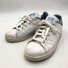 □  adidas アディダス ローカット スニーカー スタンスミス ジュニア デニム風 H03446 22.0cm 白 キッズ