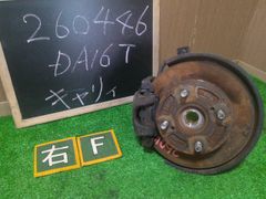 キャリィ EBD-DA16T 右 フロント ナックルハブ ローター キャリパー セット 45111-82MC0 自社品番260446 26U