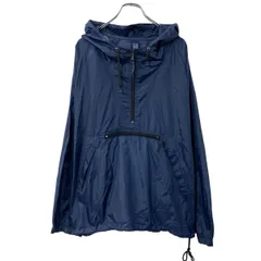 00s GAP アノラックパーカー L ネイビー ギャップ ハーフジップ 00年代 ドローコード ライトアウター アノラック 春秋物 a809-5601