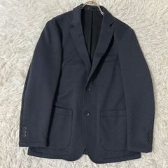 《良品》SUITS ジャケット ネイビー  L ビジネス フォーマル シンプル