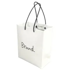 UNKNOWN PRODUCTS アンノウンプロダクツ × Ken Kagami 加賀美 健 Leather Paper Bag レザーペーパーバッグ ホワイト 正規品 / 41400