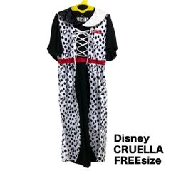 Disney ヴィランズ クルエラ 101匹わんちゃん フリーサイズ コスチューム コスプレ ハロウィン Halloween