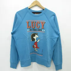【三重本店】 中古 MARC JACOBS | マークジェイコブス スウェット PEANUTS LUCY スヌーピー ブルー サイズ：XS 【112】