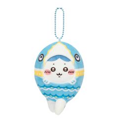 [신품 미사용] 치이카와 코이노 보리 마스코트 하치와레 봉제인형 키링 볼 체인 H115×W80×D75mm