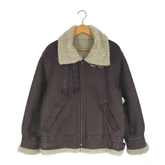 アングリッド Ungrid フェイクレザー B-3 ムートンジャケット