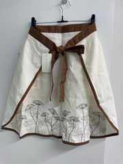 [新品/タグ付き]HOTMAN ホットマン　　シェニール織/エプロン/箱無し発送 未使用・タグ付】Hotman ホットマン エプロン シェニール織風 花柄
