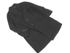 COMME CA ISM コムサイズム アンゴラ混 ロング コート 黒◇◇ レディース
