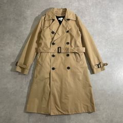 ES.S エス トレンチコート ポリエステル タイプライター ダーク