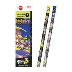 [Special Offer] Mitsubishi Pencil Splatoon 3 STS3 B Pencils, 1 dozen, Paper Box K5641B