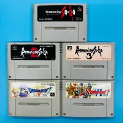 【5点セット】スーパーファミコン  ロマンシングサガ ロマンシングサガ2 ロマンシングサガ3 ドラゴンクエストV 天空の花嫁 ドラゴンクエストVI 幻の大地 SFC R7