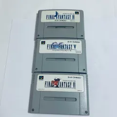 SFC スーパーファミコン ファイナルファンタジー4.5.6 3個 セット まとめ 起動確認済 66100582