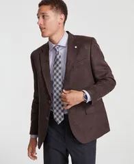 ナウティカ メンズ アウター ジャケット・ブルゾン スエード コート Nautica Mens ModernFit FauxSuede Sport Coat Brown ブラウン