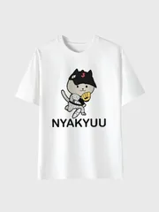 メンズ＆レディース お揃いカップルTシャツ - 面白いプリント入りお揃いコーデ、綿製半袖クルーネックシャツ