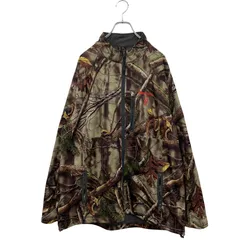 【Huntworth】 ロゴ刺繍 リアルツリーカモ ジップアップジャケット 迷彩 ストリート Realtree Camo Jacket S-7519