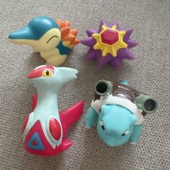 ポケモン フィギュア ヒノアラシ ラティアス スターミー カメックス 指人形4体