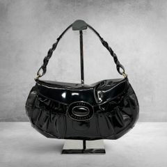 希少 ETRO 本革 デカEロゴ ワンショルダーバッグ 黒 y2k 3517 - メルカリ