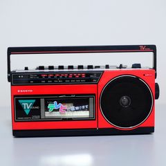 メンテ済み】 SANYO サンヨー MR-A2 ラジカセ カセットプレーヤー 昭和