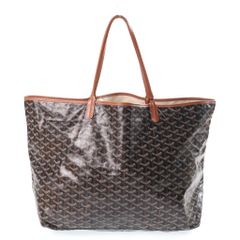 GOYARD (ゴヤール) サンルイGM PVC レザー トートバッグ ハンドバッグ ショルダーバッグ ブラウン