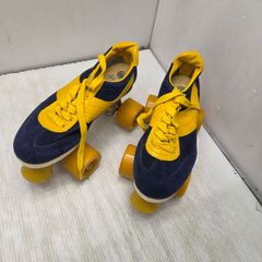 ヴィンテージ ローラースケート レトロ ディスコ レインボー 70s 80s