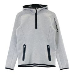 サイズ：M J.LINDEBERG ジェイリンドバーグ 074-36911 ハーフジップ スウェットパーカー グレー系 [240101773278] ゴルフウェア メンズ ストスト