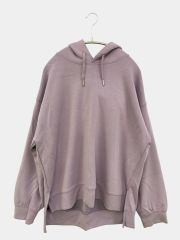 w closet ダブルクローゼット パーカー F パープル 無地 プルオーバー 長袖 レディース