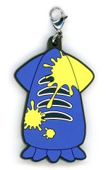 [Used] Keychain - Squid Bunker (Blue) Rubber Charm Collection - "Ichiban Kuji Splatoon 3 Third Edition" Prize G