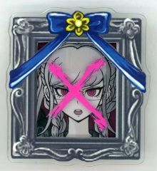 ダンガンロンパ 戦刃むくろ (江ノ島盾子)遺影アクリルバッジ - メルカリ