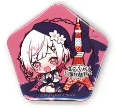 【中古】バッジ・ピンズ 桜羽エマ 「魔法少女ノ魔女裁判 in 東京タワー～幻影ノ魔女裁判～×cafe＆bar MENU 描き下ろしデフォルメ缶バッジ」