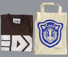 [Used] Chocolate Layered T-Shirt (with tote bag) Chocolate Adult Size L "Splatoon"