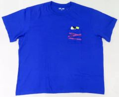 [Used] T-shirt, Judge-kun UT Graphic T-shirt, Blue, Size L, "Splatoon 3 x Uniqlo"