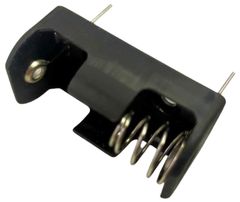 ハーフ単三　１本　電池ボックス・電池ケース　ピン接続　約34.3×約15.1×高さ約17.2mm　1個入　＜bat-094＞