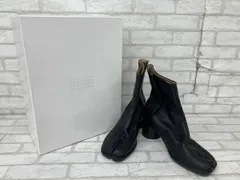 Maison Margiela S57WU0123 TabiBOOTS メゾンマルジェラ ショートブーツ レディース ブラック size39 レザー 足袋