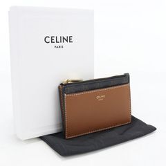 CELINE セリーヌ カードホルダー フラグメントケース トリオンフキャンバス 10F992BZ9.04LU コインケース カーフ/PVC【中古】 レディース
