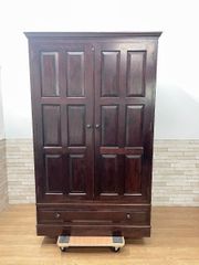 美品】九州民芸家具 つくし工芸 洋服箪笥 ワードローブ ミズメザクラ