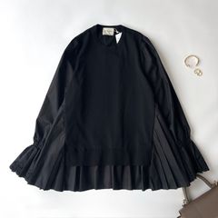 ✨タグ付✨ 25AW UNITED ARROWS プリーツ コンビ ニット ブラウス 