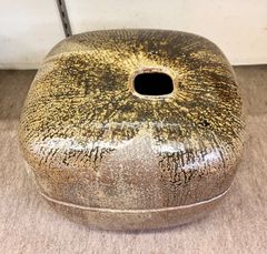 木彫 獅子頭 置物 金屏風付き - メルカリ