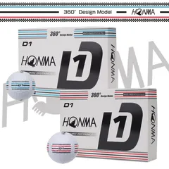 【2026年モデル】日本正規品 本間ゴルフ HONMA D1 360° Design Model ディーワン 12球入 １ダース