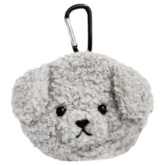 【BESTEVER】まある ミニポーチ 犬 プードル グレー Toy Poodle Grey 46178ym b87c034e