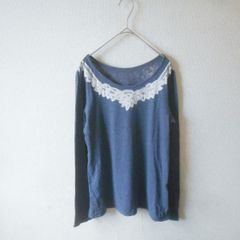 キューブシュガー CUBE SUGAR カットソー Ｔシャツ M 長袖 レディース 春 秋
