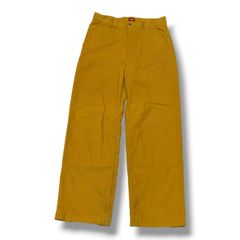 order LOOSE CORDUROY PANTS コーデュロイパンツ オーダー イエロー M （25157M）