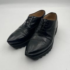 参考上代99000円 JOHN LAWRENCE SULLIVAN SHARK HEAD SHOES シャーク ジョンローレンスサリバン ブラック 7 26cm （24896M）