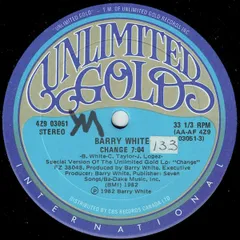 12インチ Barry White Change 4Z903051 Unlimited Gold
