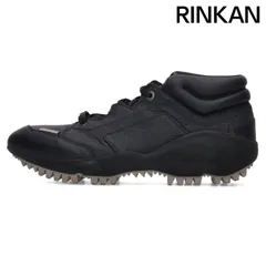 ランバン  FM-SKDMB0-VEPF-E15 Paper Effect Leather Running Sneakers シャークソールミドルカットレザースニーカー メンズ 9