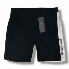 参考上代49500円 未使用 1piu1uguale3 ADP CRAZY SHORTS ハーフパンツ ショーツ ウノピュウノウグァーレトレ GDP021 ブラック V （23935M）