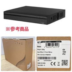 미개봉 YAZAWA ヤザワ NCR52R2T 防犯カメラ用レコーダー 4CH PoE内蔵 HDD2TB ●145326