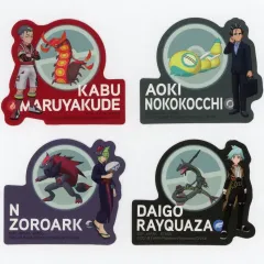 【中古】シール・ステッカー ダイゴ(21アニバーサリー)＆N(22シーズン)＆カブ＆アオキ バディーズ ステッカーコレクション 「一番くじ ポケモンマスターズ EX 7th Anniversary」 G賞