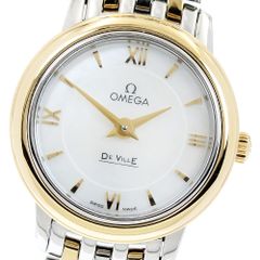 オメガ OMEGA 424.20.27.60.05.001 デビル プレステージ YGコンビ クォーツ レディース 良品 _978964