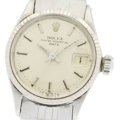 ロレックス ROLEX 6517 オイスターパーペチュアル デイト WGベゼル Cal.1130 自動巻き レディース _972163