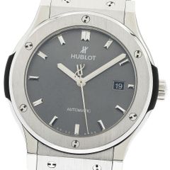 ウブロ HUBLOT 542.NX.7071.LR クラシック フュージョン チタニウム レーシンググレー デイト 自動巻き メンズ _963302