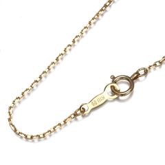ミキモト チェーンネックレス カットアズキ 40cm K18YG #202206